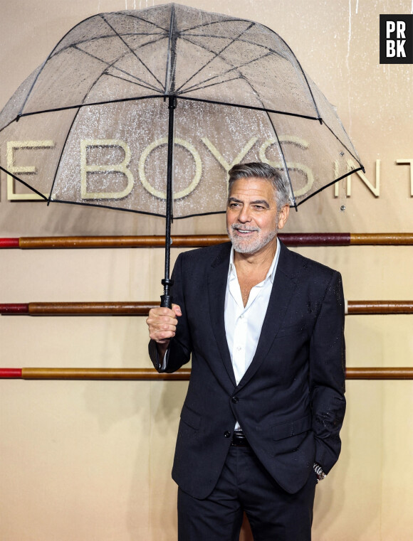 George Clooney à Londres pour l'avant-première de "The Boys In The Boat"