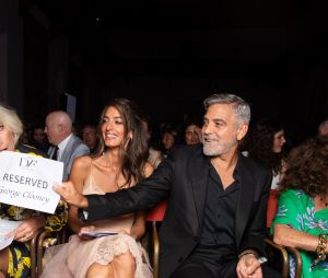 Emma Thompson, Amal Clooney, George Clooney - Les célébrités assistent à la cérémonie des "DVF Awards" (Diane von Furstenberg et The Diller-von Furstenberg Family Foundation Awards) lors du 80ème Festival International du Film de Venise (Mostra), le 31 août 2023.