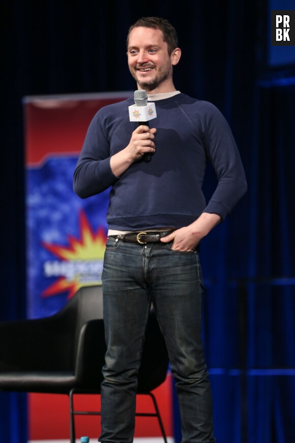 Elijah Wood sur scène lors de la convention "Supanova Comic Con" à Sydney, le 23 juin 2019.
