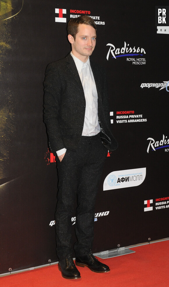Elijah Wood a la premiere du film "Maniac" a Moscou, le 19 fevrier 2013.