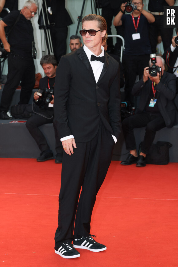 Brad Pitt - Arrivées à la première de "Blonde" lors de la 79ème édition du festival international du film de Venise, la Mostra le 8 septembre 2022.