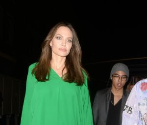 Angelina Jolie - Les acteurs du film Les Éternels (Eternals) arrivent à l'afterparty de la première du film à Londres le 28 octobre 2021.