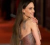 Angelina Jolie à la première du film "Eternals" lors de la 16ème édition du Festival du Film de Rome, le 24 octobre 2021.