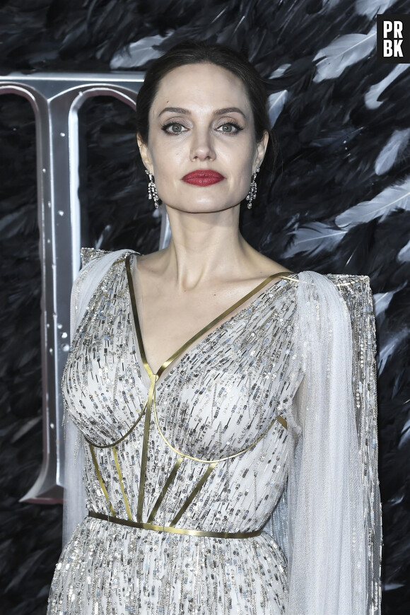 Angelina Jolie - Les célébrités assistent à la première de "Maléfique : Le Pouvoir du Mal" à Londres, le 9 octobre 2019.