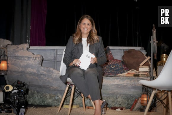 Exclusif - Valérie Benaim - Enregistrement de l'émission littéraire "Droits d'auteurs" au Théâtre Rive Gauche, le 15 octobre 2023 © Jack Tribeca / Bestimage