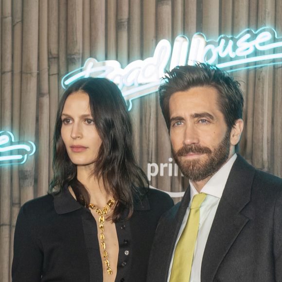 March 19, 2024, New York, United States: Jeanne Cadieu and Jake Gyllenhaal attend the ''Road House'' New York Premiere at Jazz at Lincoln Center in New York City. (Credit Image: © Ron Adar/SOPA Images via ZUMA Press Wire) 