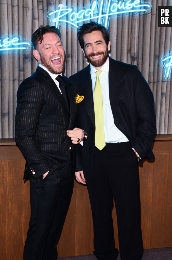 3/19/24 Conor McGregor and Jake Gyllenhaal at the premiere of "Road House" held on March 19, 2024 at Jazz At Lincoln Center in New York City. (NYC) 