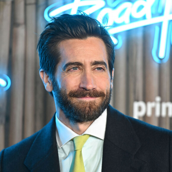 Jake Gyllenhaal at the premiere of "Road House" held on March 19, 2024 at Jazz At Lincoln Center in New York City. 