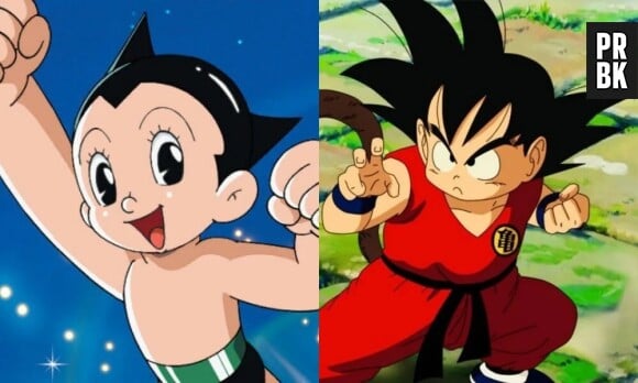 La coiffure de Goku a été inspirée par Astro Boy.