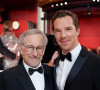 Steven Spielberg et Benedict Cumberbatch à la 94ème édition de la cérémonie des Oscars à Los Angeles, le 27 mars 2022.