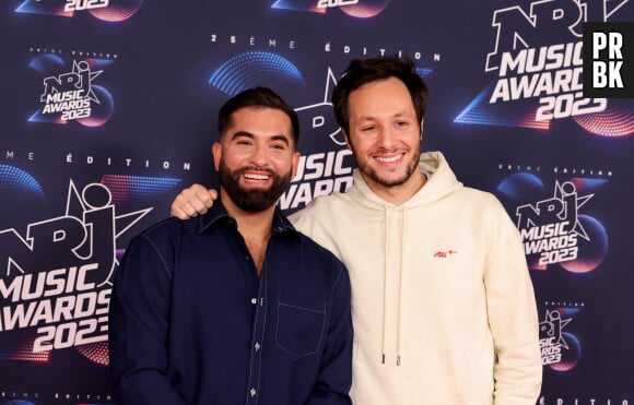 Kendji Girac, Vianney au photocall de la 25ème cérémonie des "NRJ Music Awards (NMA)" au palais des Festivals et des Congrès de Cannes, France, le 10 novembre 2023. © Dominique Jacovides/Bestimage