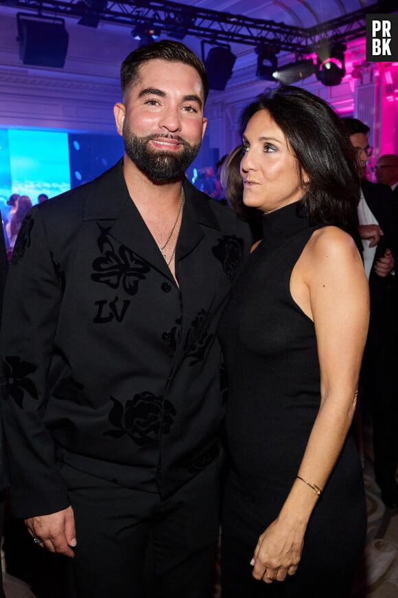 Exclusif - Kendji Girac, Florence Foresti lors de la 11ème édition de la soirée Global Gift Gala à l'hôtel Four Seasons George V à Paris le 30 septembre 2023. © Cyril Moreau / Bestimage