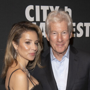 Alejandra Gere et Richard Gere - City Harvest Gala au Cipriani de New York. Le 10 avril 2024. © Ron Adar-SOPA Images / Zuma Press / Bestimage