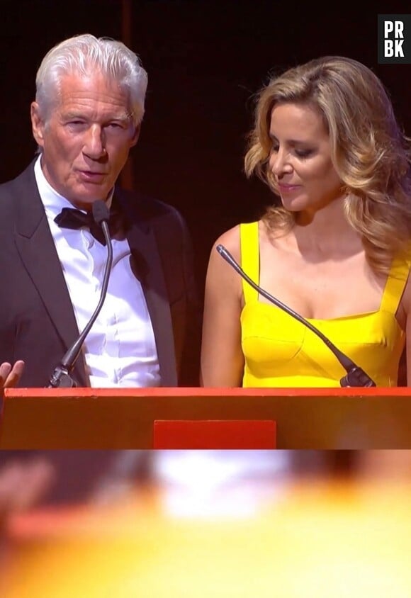 Richard Gere et sa femme Alejandra lors du gala Starlite à Marbella, le 15 août 2022.