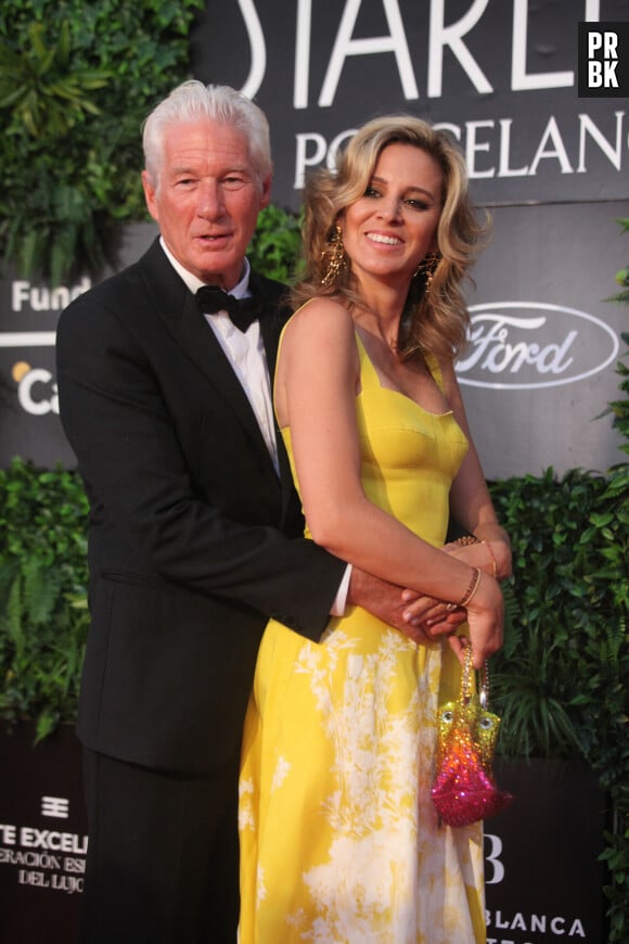 Richard Gere et sa femme Alejandra Silva à la soirée Starlite Gala à Marbella le 14 août 2022. © Lorenzo Carnero/ZUMA Press Wire / Bestimage