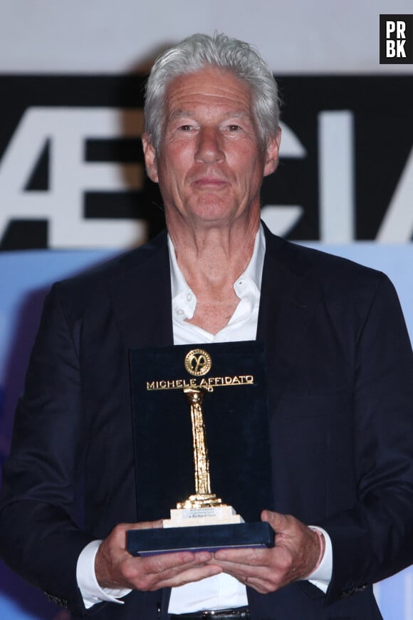 Richard Gere est honoré pour l'ensemble de sa carrière lors du 19e Festival du film de "Magna Graecia" à Catanzaro, le 5 août 2022.