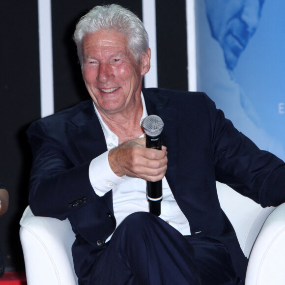 Richard Gere honoré pour l'ensemble de sa carrière au festival du film de "Magna Graecia" à Catanzaro, le 5 août 2022.