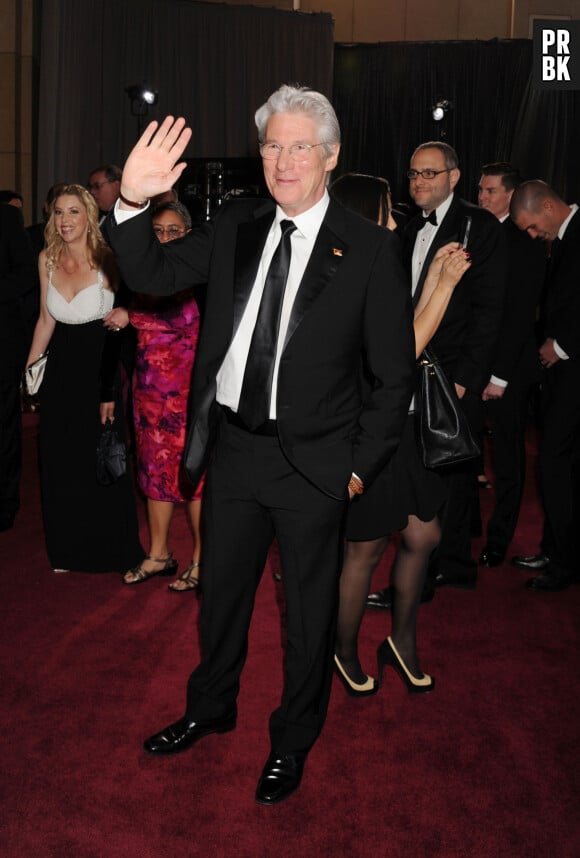 Richard Gere - 85e cérémonie des Oscars à Los Angeles le 24 février 2013.