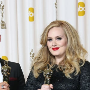 Adele, Paul Epworth, Richard Gere - 85e ceremonie des Oscars à Hollywood le 24 février 2013.