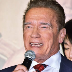 Arnold Schwarzenegger lors de la première du film 'Terminator: Dark Fate' à Tokyo au Japon, le 6 novembre 2019. © Imago / Panoramic / Bestimage