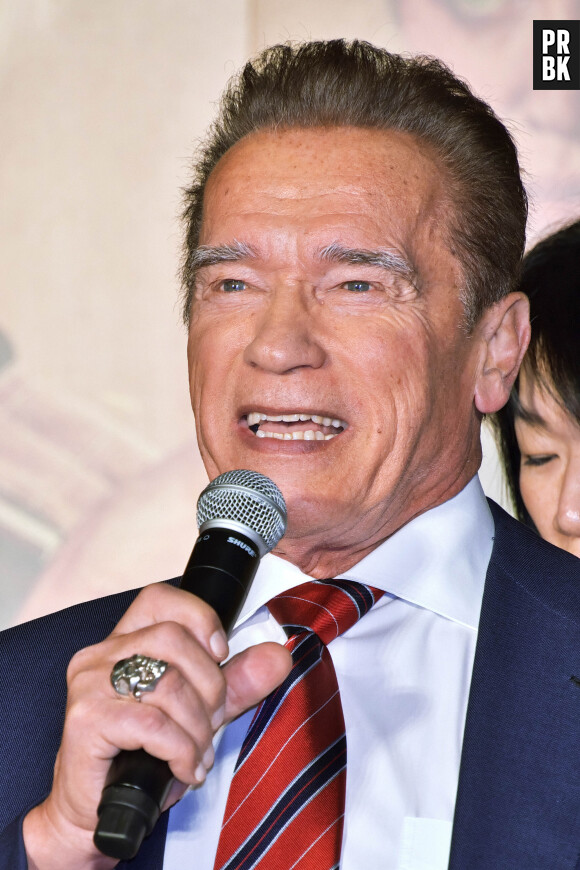 Arnold Schwarzenegger lors de la première du film 'Terminator: Dark Fate' à Tokyo au Japon, le 6 novembre 2019. © Imago / Panoramic / Bestimage