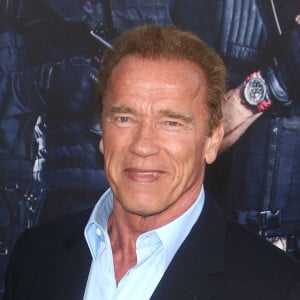 Arnold Schwarzenegger - Avant-première du film "Expendables 3" à Hollywood, le 11 août 2014.