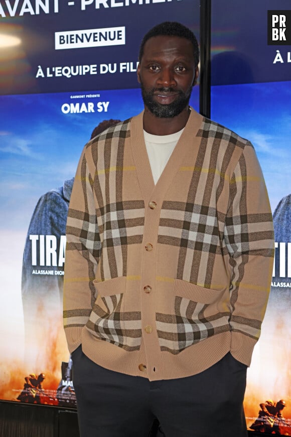 Omar Sy à l'avant-première du film "Tirailleurs" au cinéma CGR Bordeaux Le Français, à Bordeaux, France, le 7 décembre 2022. © Jean-Marc Lhomer/Bestimage