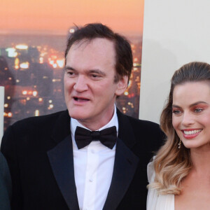 Brad Pitt, Quentin Tarantino, Margot Robbie, Leonardo DiCaprio à la première de Once Upon a Time in Hollywood à Los Angeles, le 22 juillet 2019