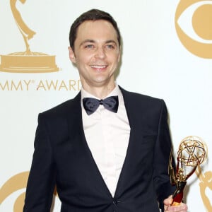 Jim Parsons - Press Room de la 65eme ceremonie annuelle des "Emmy Awards" a Los Angeles, le 22 septembre 2013.