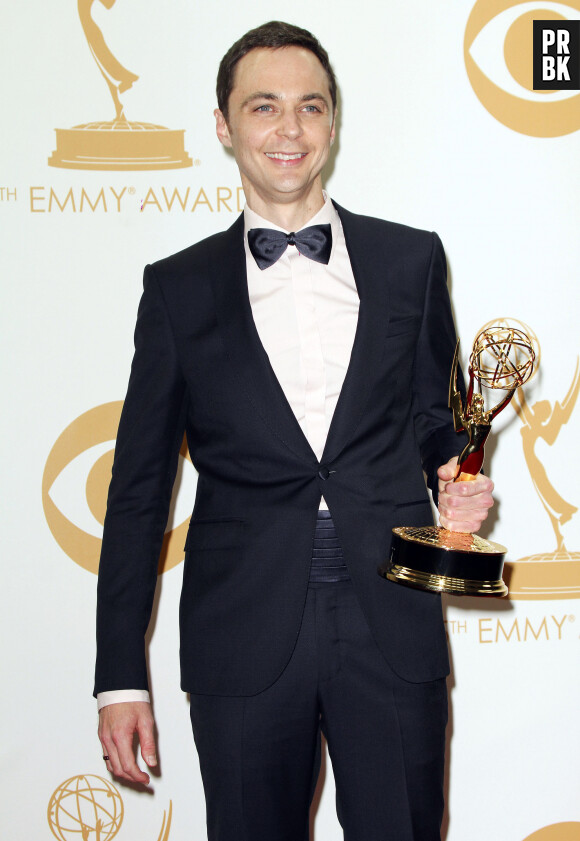 Jim Parsons - Press Room de la 65eme ceremonie annuelle des "Emmy Awards" a Los Angeles, le 22 septembre 2013.