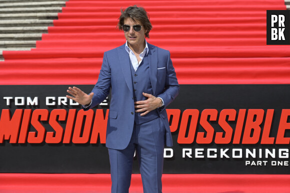 Tom Cruise au photocall du film "Mission Impossible : Dead Reckoning - Partie 1" à Rome, le 19 juin 2023. © Mario Cartelli/SOPA Images via Zuma Press/Bestimage