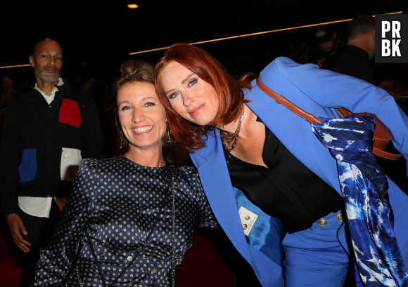 Alexandra Lamy et Audrey Fleurot au photocall de la cérémonie de clôture de la 24ème édition du Festival de la Fiction TV de La Rochelle, France, le 17 septembre 2022. © Patrick Bernard/Bestimage