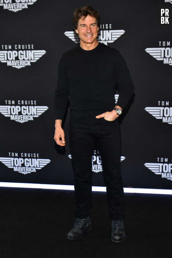 Tom Cruise à l'avant-première du film "Top Gun Maverick" a Mexico City.