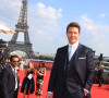 Tom Cruise à l'avant-première mondiale de "Mission: Impossible Fallout" sur la place du Trocadéro à Paris, le 12 juillet 2018. © Coadic Guirec-Denis Guignebourg/Bestimage