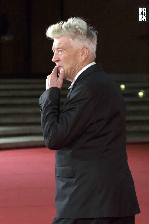 David Lynch sur le tapis rouge du 12ème Festival International du Film de Rome. Le 4 novembre 2017  Rome Film Festival 2017 Red Carpet David Lynch Rome, Italy 04 Nov 2017 