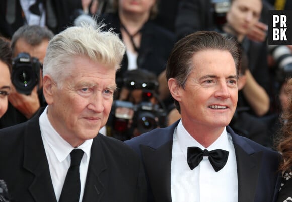 David Lynch et Kyle MacLachlan - Montée des marches du film "Twin Peaks" lors du 70ème Festival International du Film de Cannes. Le 25 mai 2017. © Denis Guignebourg / Bestimage  Red carpet for the movie "Twin Peaks" during the 70th Cannes International Film festival. On may 25 2017 