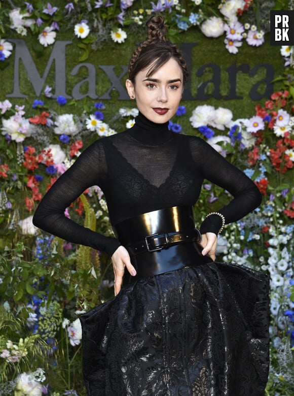 Lily Collins - Photocall du défilé de mode Max Mara lors de la fashion week de Stockholm.