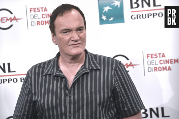 Quentin Tarantino en photocall lors du 16ème Festival du Film de Rome, le 19 octobre 2021. © Rocco Spaziani/Mondadori Portfolio