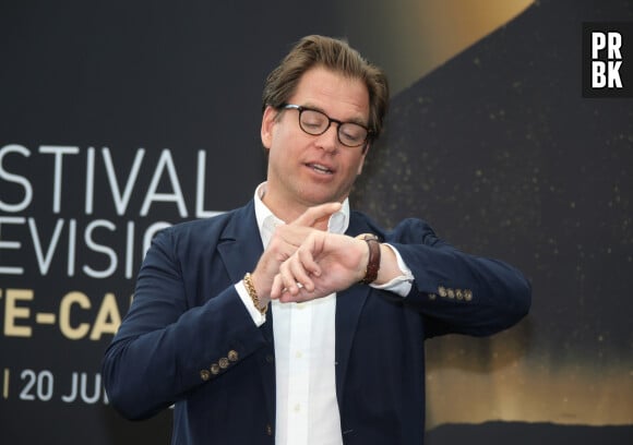 Michael Weatherly lors du photocall de la série 'Bull' lors du 57ème Festival de télévision de Monte-Carlo le 18 juin 2017. © Denis Guignebourg/Bestimage