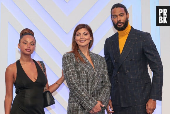 Paola Locatelli , Nawell Madani et Djébril Zonga - Photocall de la soirée de clôture du festival Series Mania 2023 à Lille le 24 mars 2023. © Stéphane Vansteenkiste / Bestimage