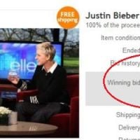 Justin Bieber ... Ses cheveux s’arrachent 30 000 euros sur eBay