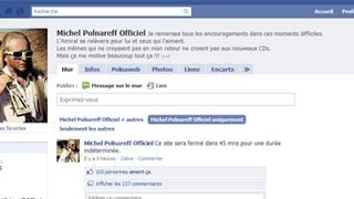 Michel Polnareff ... menace de fermeture de sa page Facebook