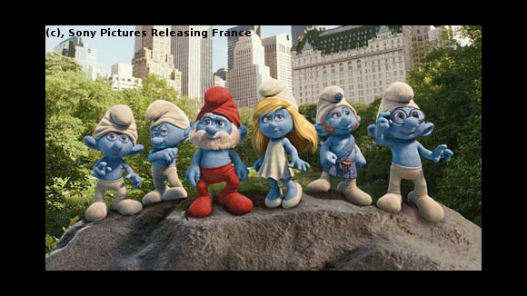 Les Schtroumpfs 3D... L'affiche internationale du film