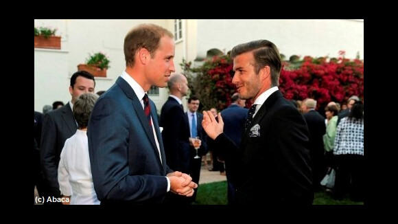 Prince William : il rencontre David Beckham (PHOTOS)