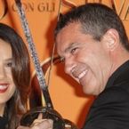 Salma Hayek : complètement sous le charme d’Antonio Banderas le Chat Potté