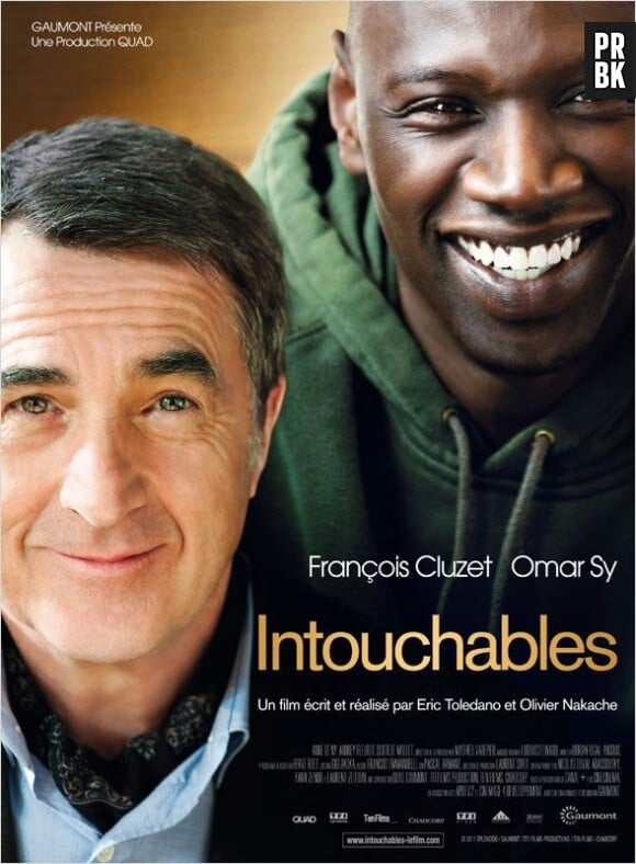 L'affiche d'Intouchables avec François Cluzet et Omar Sy