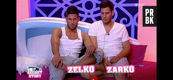 Zarko et Zelko dans le confessional de Secret Story