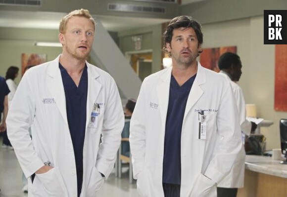 Owen et Derek dans Grey's Anatomy