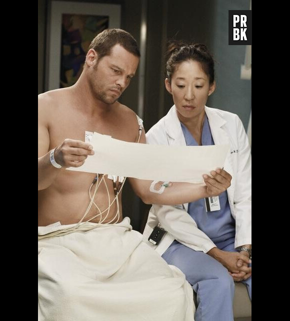 Aex et Cristina dans Grey's Anatomy