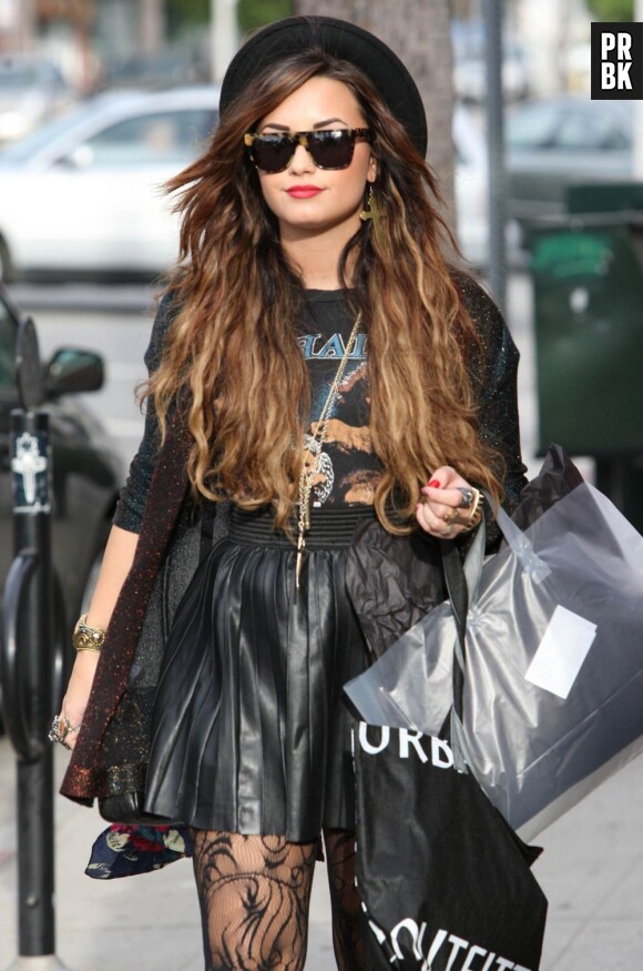 Demi Lovato en séance shopping